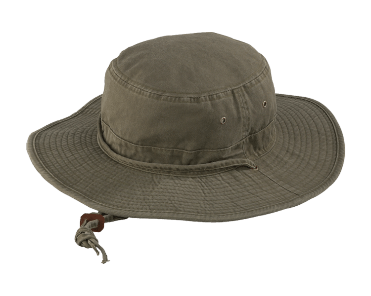 Wide Brimmed Washed Cotton Bucket Hat